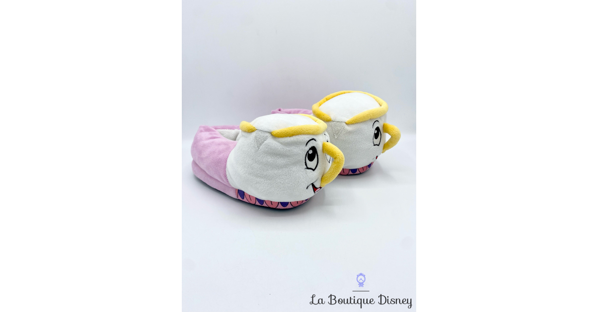 Chaussons Zip tasse La Belle et la Bête Disney Princess pantoufles